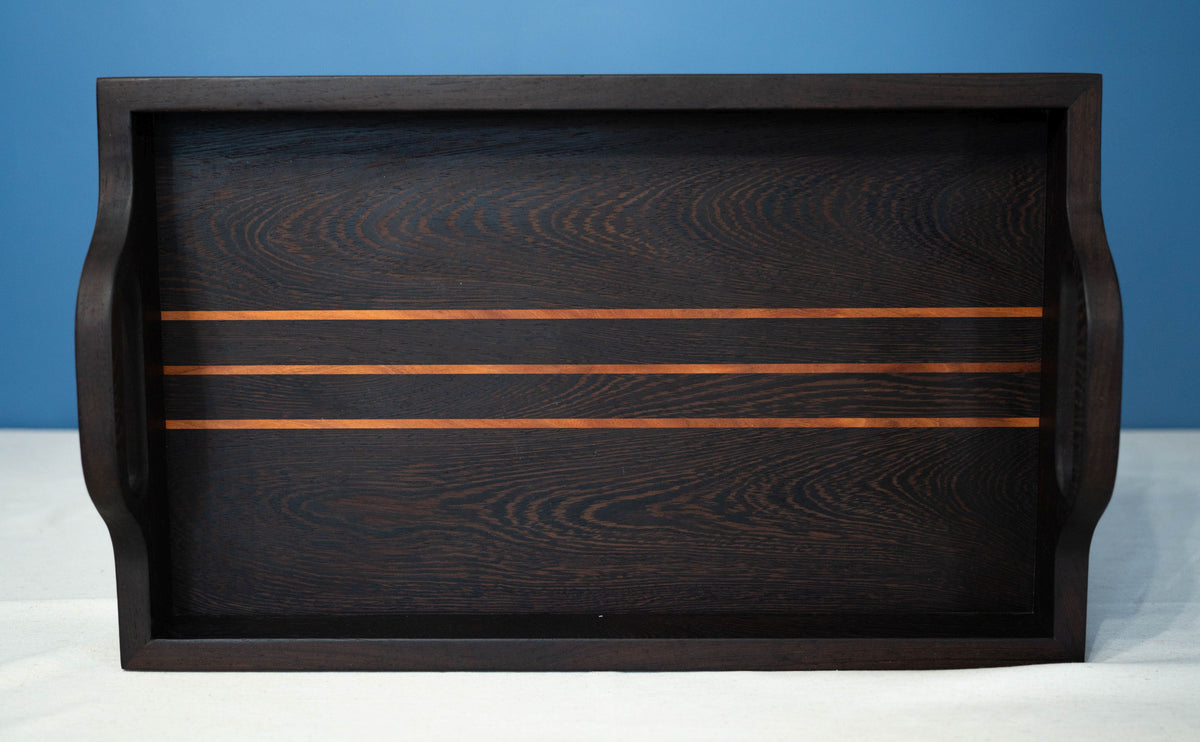 Wenge and Mahogany Serving Tray