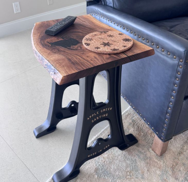 Live Edge End Table