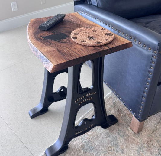 Live Edge End Table