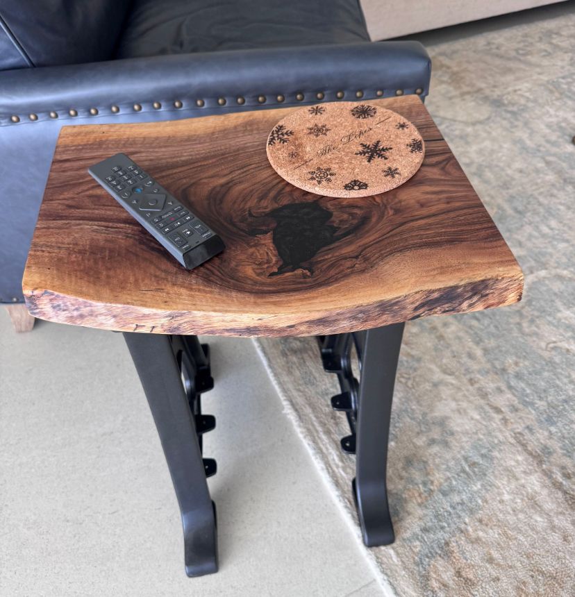 Live Edge End Table